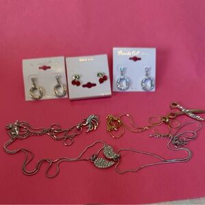 Elegant Silver and Gold Jewelry Set